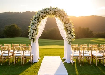 Allestimento matrimonio esterno