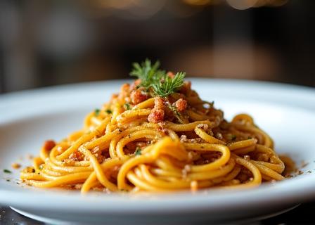 Piatto gourmet del ristorante Lince Links