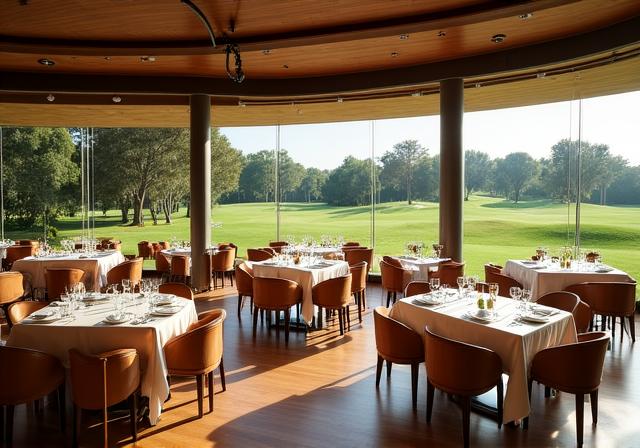 Sala da pranzo del ristorante Lince Links